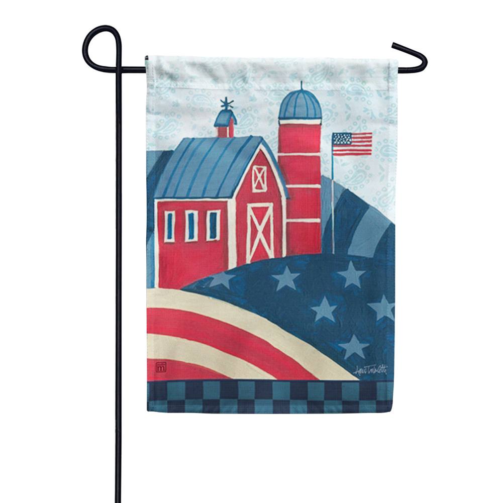 American Barn Garden Flag