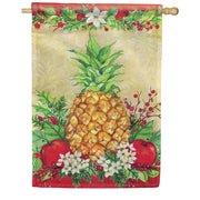 Holiday Pineapple House Flag