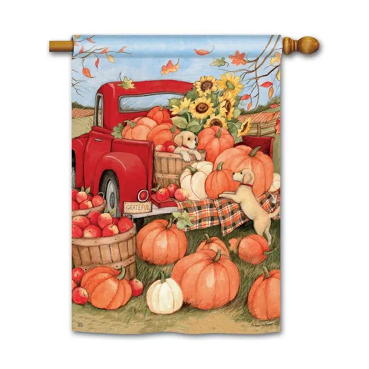 House Flag - Pumpkin Delivery