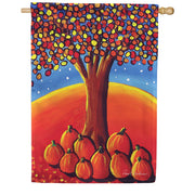 Toland House Flag - Pumpkin Tree