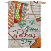 Toland Rustic Fathers Day House Flag