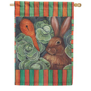 Toland House Flag - Late For A Date Bunny