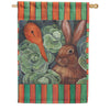 Toland House Flag - Late For A Date Bunny