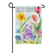 Toland Spring Watercolors Garden Flag