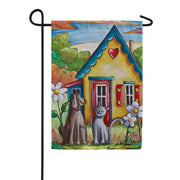 Toland Whiskers and Woofs Garden Flag