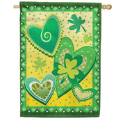 Toland House Flag - Heart O' The Irish