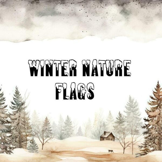 Winter Nature Flags