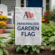 America Forever Personalized Photo Garden Flag