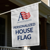 America Forever Personalized Photo House Flag
