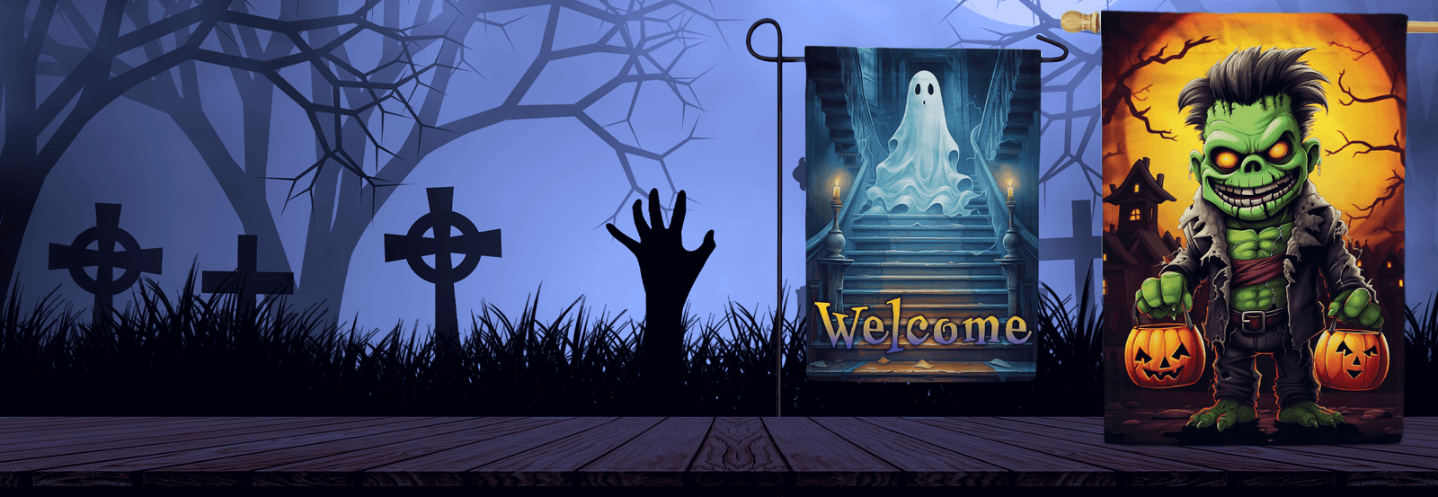 Spook-tacular Halloween Flags!