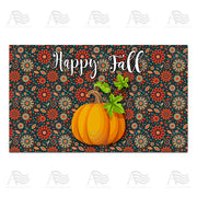 America Forever Happy Fall Leaves Doormat