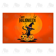 America Forever Sassy Halloween Kitty Doormat
