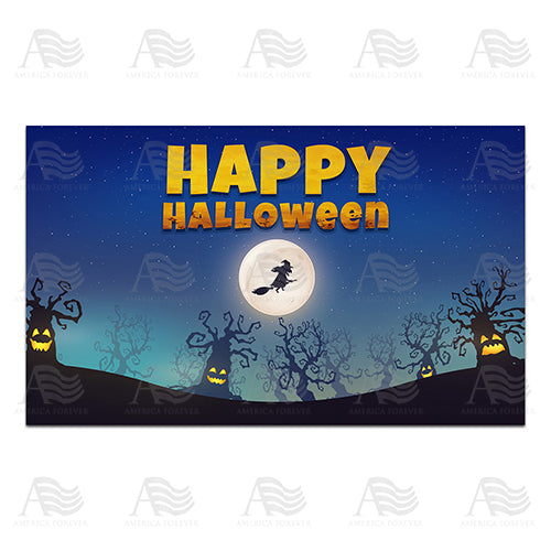 America Forever Spooky Trees Doormat