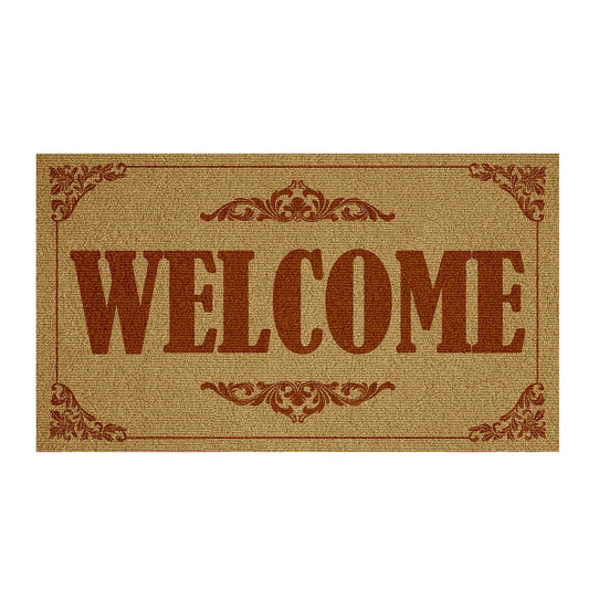 America Forever Ornate Welcome Doormat