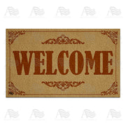 America Forever Ornate Welcome Doormat