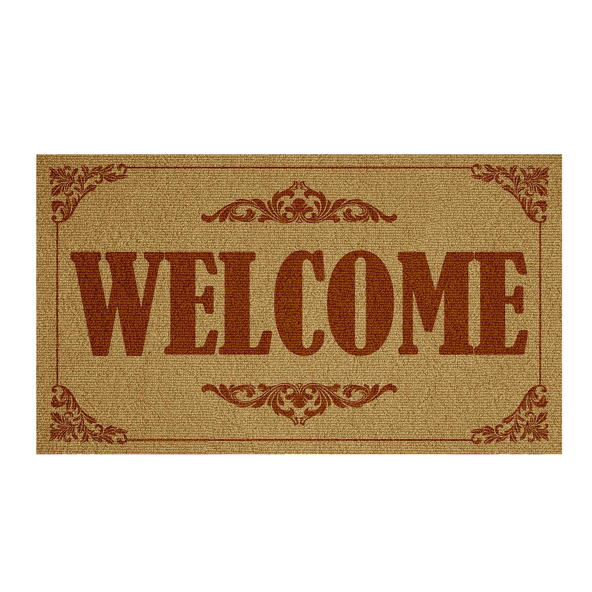 America Forever Ornate Welcome Doormat