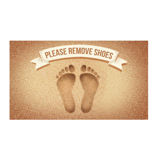 America Forever Please Remove Shoes Doormat