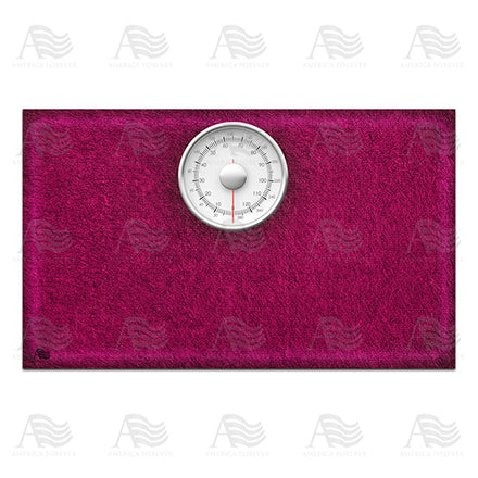 America Forever Weight Right Here Doormat