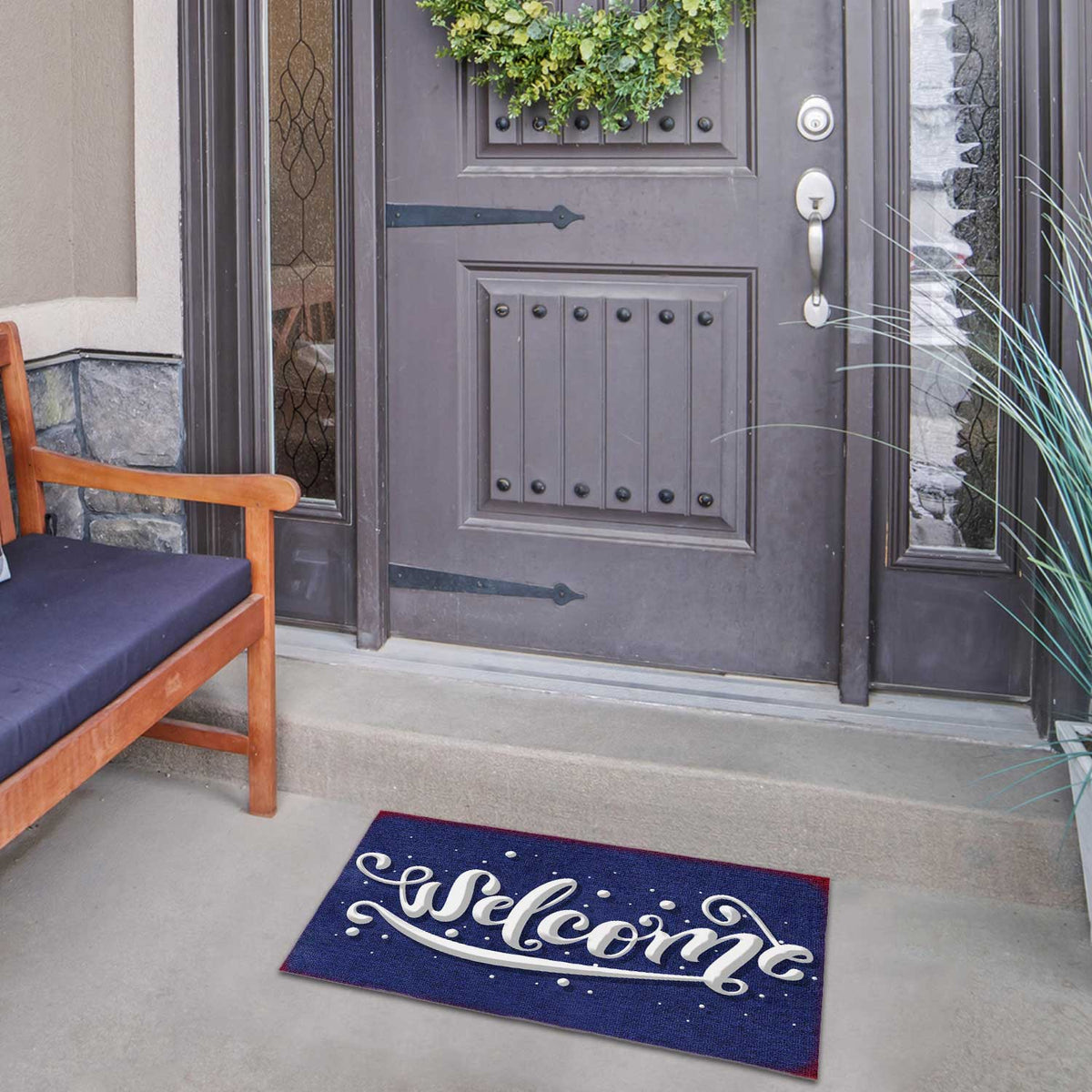 America Forever Whimsical Welcome Doormat