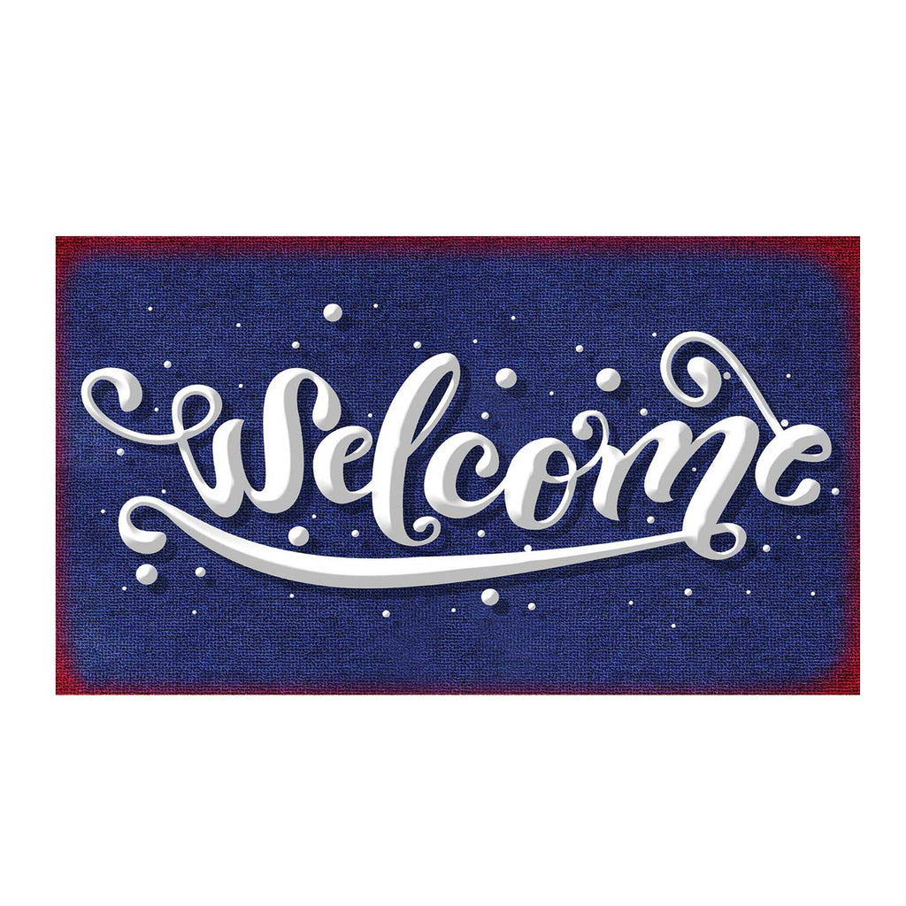 America Forever Whimsical Welcome Doormat