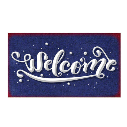 America Forever Whimsical Welcome Doormat