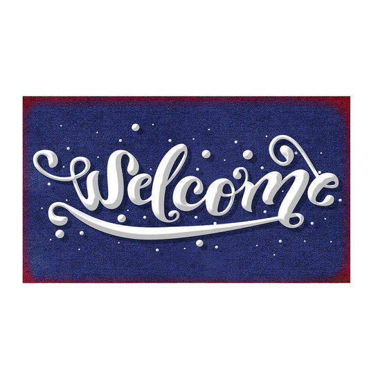 America Forever Whimsical Welcome Doormat