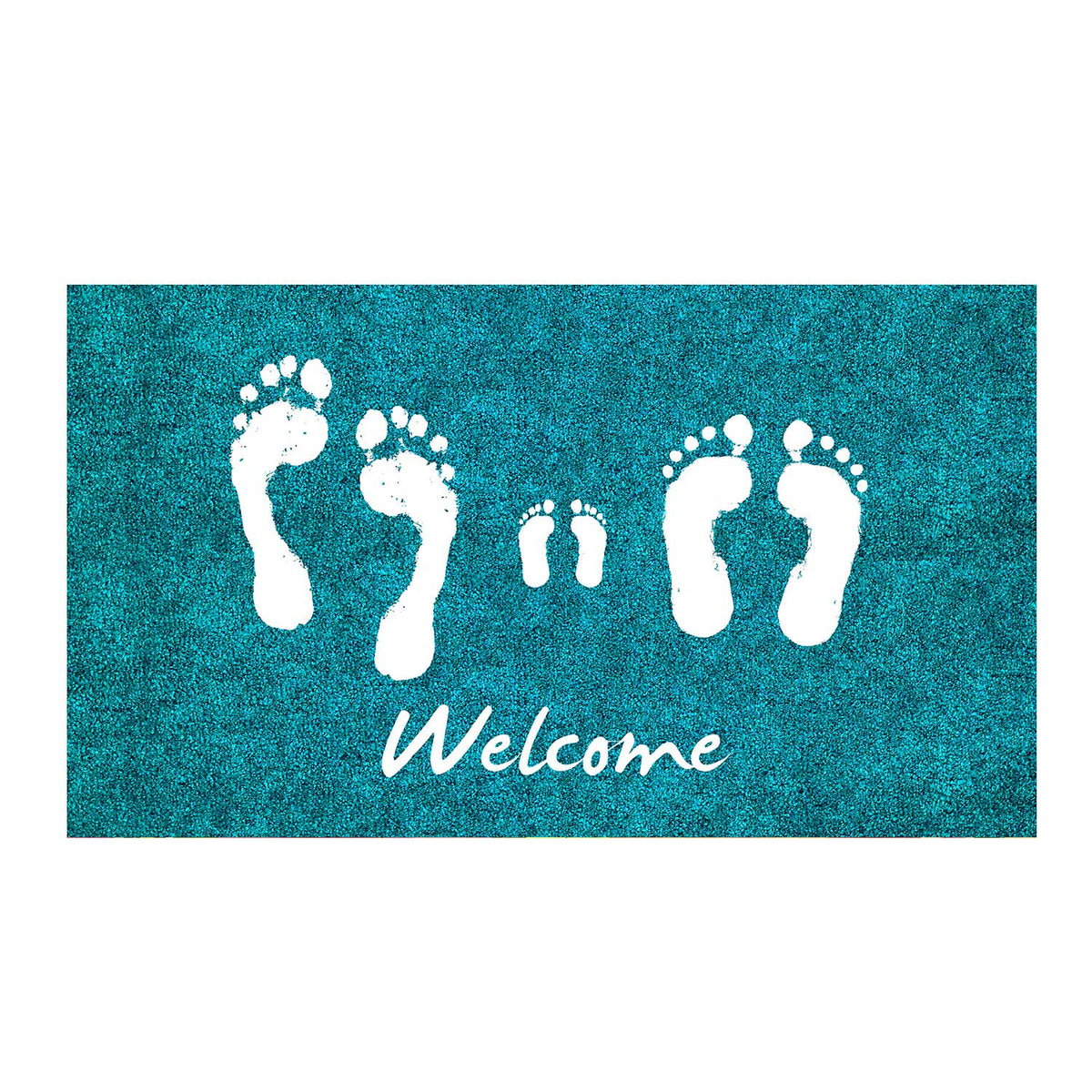 America Forever Footprints Doormat