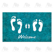 America Forever Footprints Doormat
