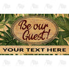 America Forever Personalized Doormat - Be Our Guest!