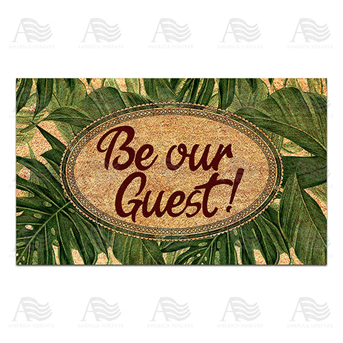 America Forever Be Our Guest! Doormat