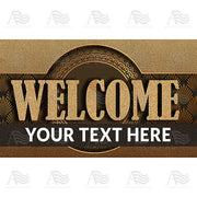 America Forever Personalized Doormat - Western Style