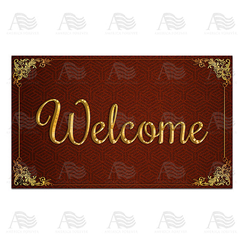 America Forever Regal Gold Doormat