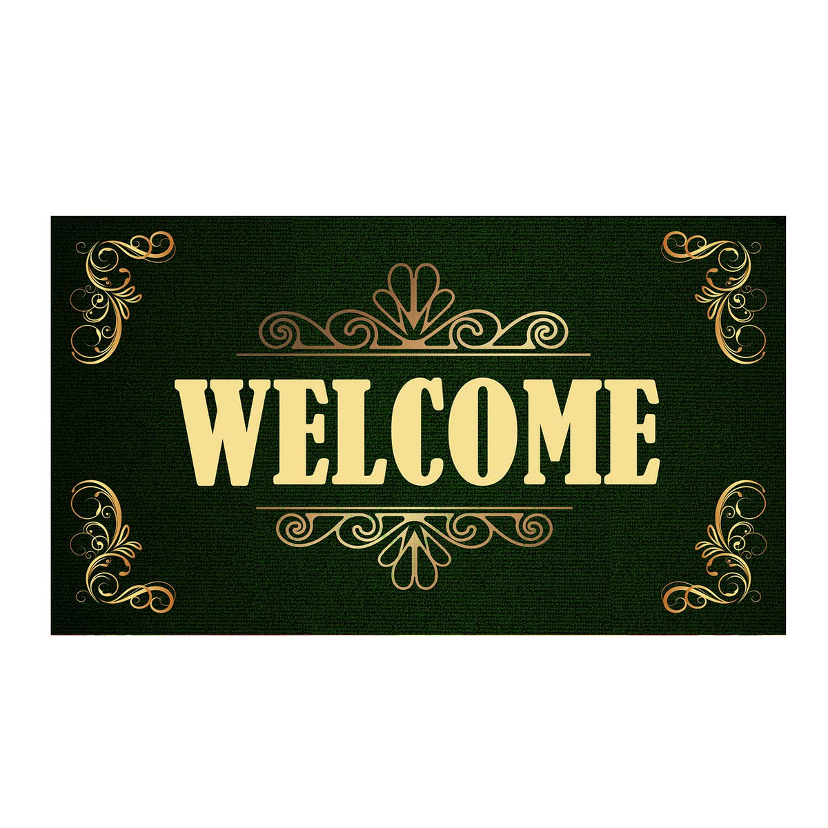 America Forever Classy Green Doormat