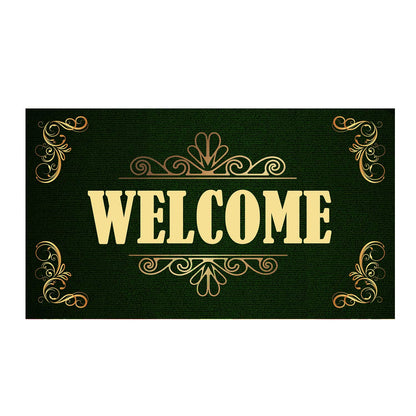 America Forever Classy Green Doormat