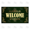 America Forever Classy Green Doormat