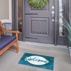 America Forever Blue Leaves Doormat