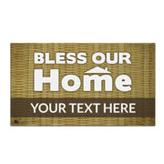 America Forever Personalized Doormat - Bless Our Home