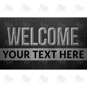 America Forever Personalized Doormat - Steel Grate