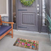 America Forever Flowery Wood Panel Doormat
