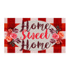America Forever Red Gingham Doormat