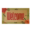 America Forever Floral Welcome Doormat