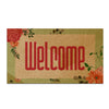 America Forever Floral Welcome Doormat