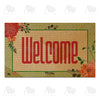 America Forever Floral Welcome Doormat
