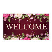 America Forever A Rosey Welcome Doormat