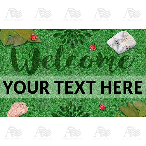 Personalized Welcome To Our Turf Doormat
