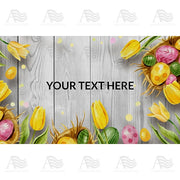 America Forever Personalized Doormat - Spring Easter