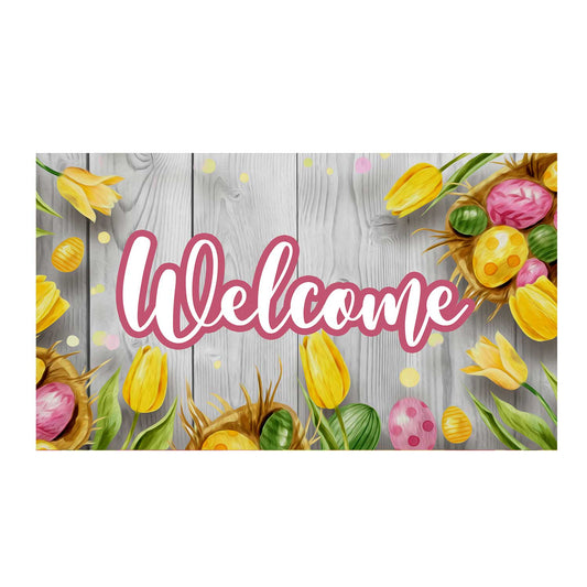 America Forever Spring Easter Doormat