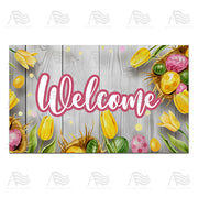 America Forever Spring Easter Doormat