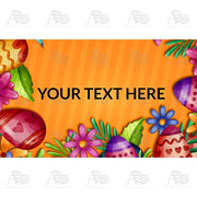 America Forever Personalized Doormat - Easter Eggs