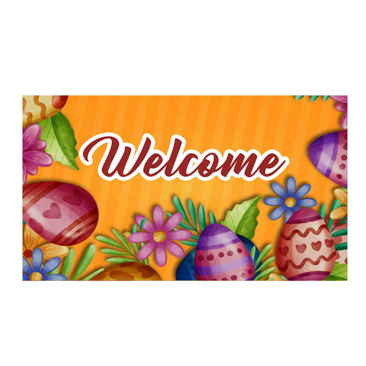 America Forever Easter Eggs Doormat
